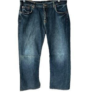 Lucky Brand Jeans Mens 34x30 Dark Wash Easy Rider Boot cut Denim Y2K VTG